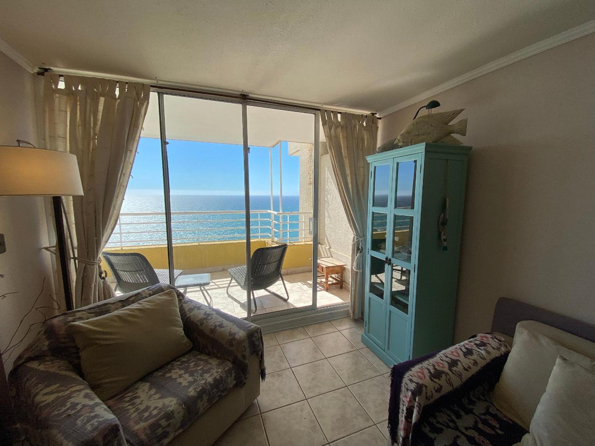 Apartamento Depto Full Vista Al Mar En Euromarina Renaca